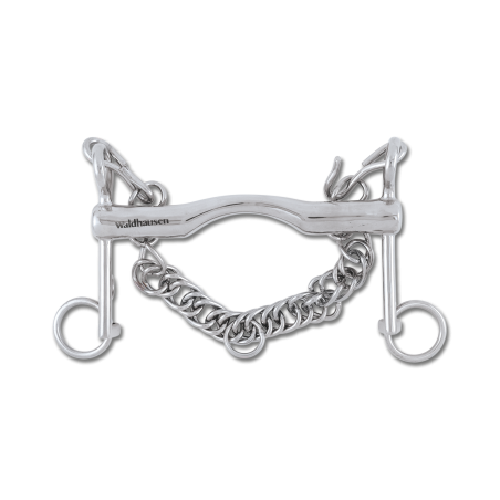 Waldhausen Kandarengebiss mit kurzen Anzügen