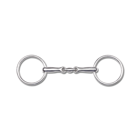 Waldhausen Pony-Trensengebiss mit doppelt gebrochener Mundstücke