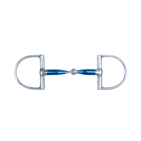 Waldhausen D-Ring Gebiss aus Sweet Iron, einfach gebrochene anatomische Form