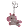 Schlüsselanhänger Waldhausen Einhorn - Silber / Rosa