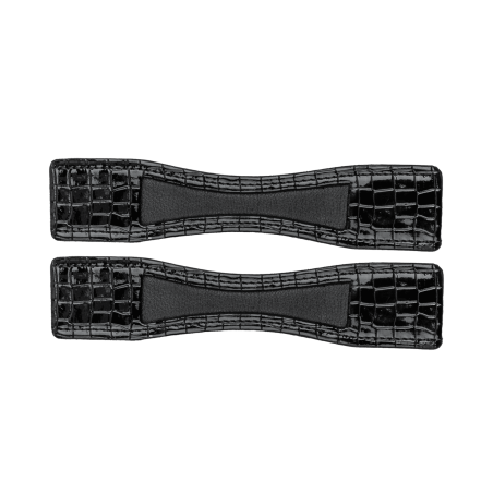 Waldhausen Sporenriemenschutz aus Lackleder, Paar