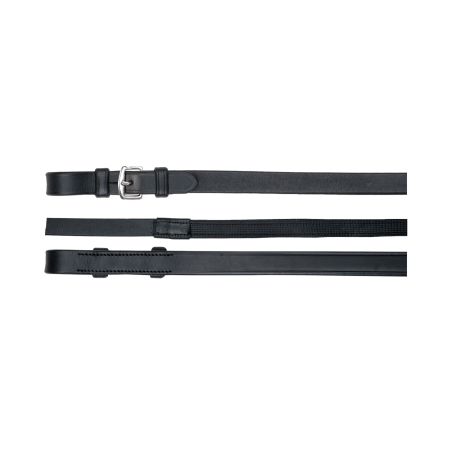 Waldhausen Gummizügel aus Leder ohne Stege