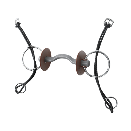 Beris Aufziehtrense mit Zungenfreiheit Konnex