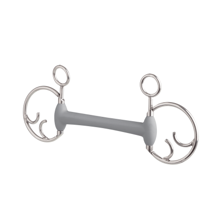 Baucher-Gebiss Beris mit Olivenkopf-Mundstück