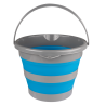 Faltbarer Eimer Waldhausen 10 L - Azurblau