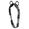 Longiergurt Waldhausen mit 2 Griffen - Schwarz / Grau