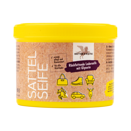 Bense & Eicke Lederseife mit Schwamm