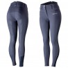 Reithose mit Silikon-Vollbesatz Tiffany B Vertigo Damen - Marineblau