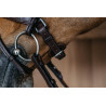 Geflochtenes Kombiniertes Reithalfter mit Pull Pack Dy'on New English Collection - Braun