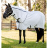 Fliegendecke Horseware Amigo Summer Plus - CarreauxMarine / gris titanium / argent