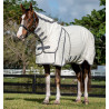 Fliegendecke Horseware Rambo Optimo Supreme Summer Sheet Plus - CarreauxMarine / gris orage / argent