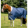 Horseware Amigo 1200D Turnout 100g Decke - Marine / Titan Grau / Silber