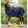 Horseware Rambo 1680D Turnout Plus 100g Decke - Marine / Gewitter / Silbergrau