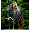 Horseware Rambo 1680D Turnout Plus 100g Decke - Schwarz / Sturm / Silbergrau