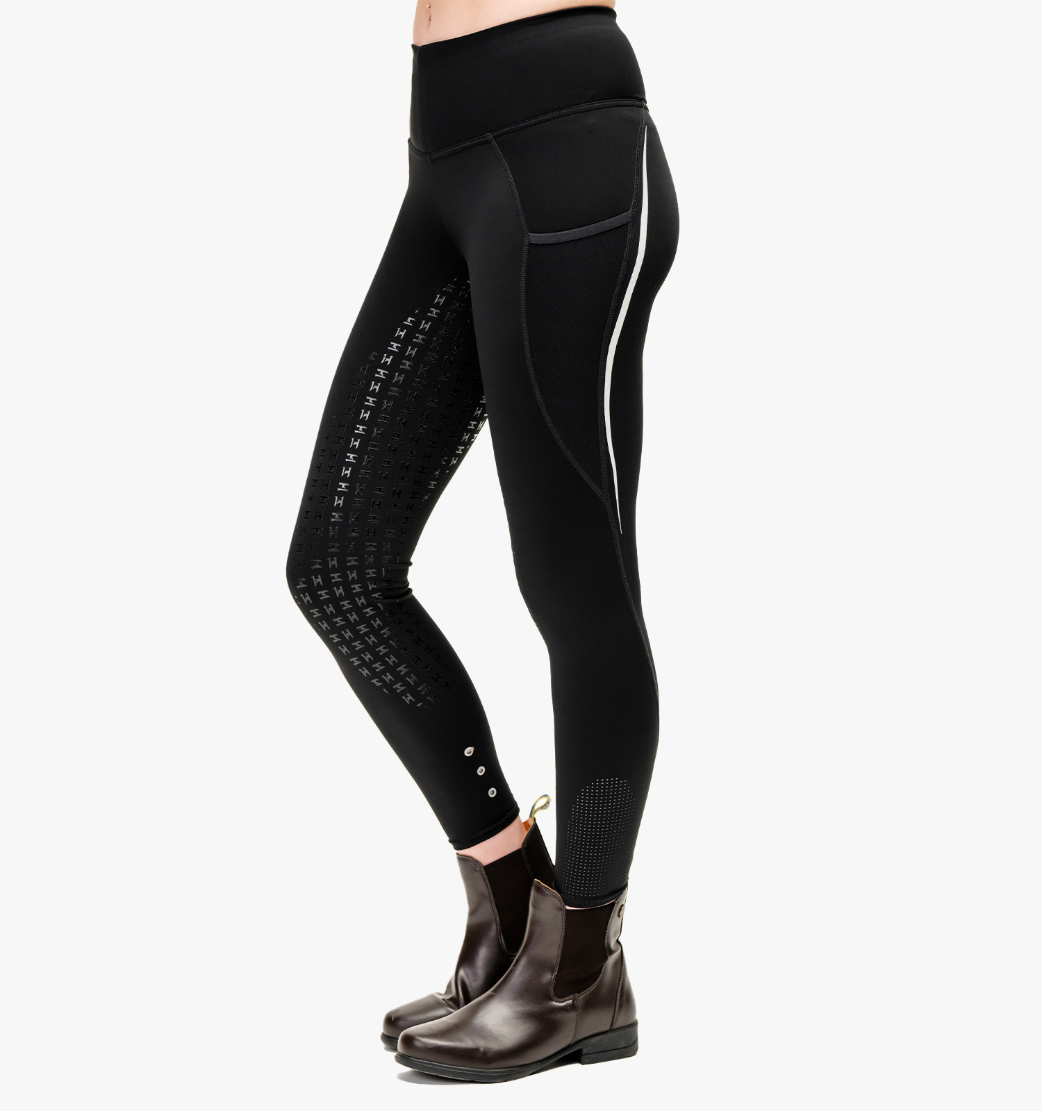 Horseware Formfit Vollbesatz-Reitleggings Schwarz