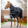 Horseware Amigo 1200D Integrierte Outdoordecke 150g - Schwarz / Titan Grau / Silber
