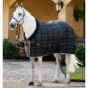 Horseware Rhino Stalldecke 100g - Schwarz / weiß-graue Karos