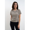 T-Shirt Harcour Tzimi Damen - Leinen / marine