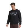 Horse Pilot Team Herren-Sweatshirt - Schwarz