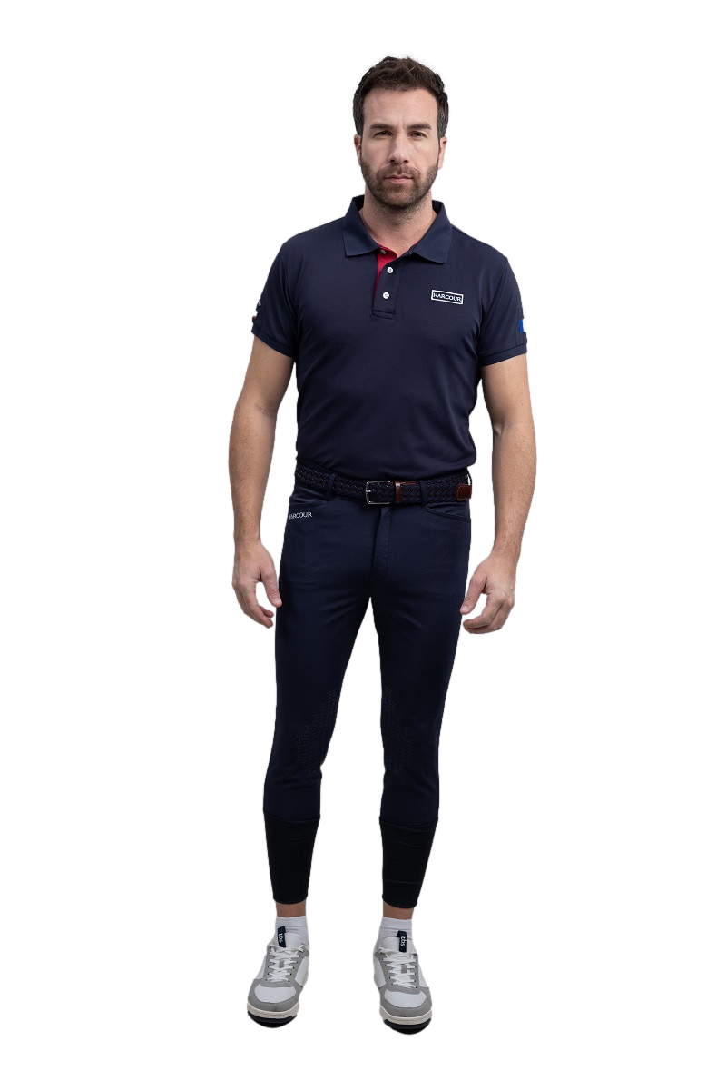 Reithose Costas Harcour Herren Marine Marineblau