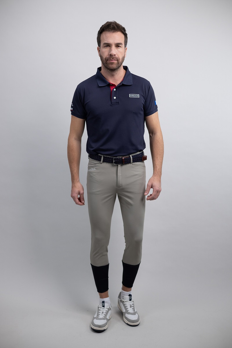 Reithose Costas Harcour Herren Marine Marineblau