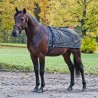 Enduran-Ausreitdecke Finn-Tack Pro Fleecefutter - Schwarz / schwarz