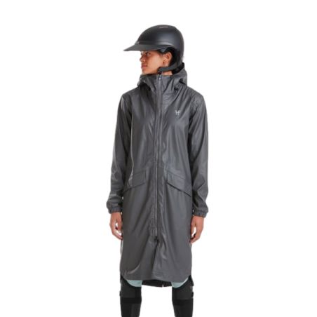 Lange wasserdichte Raintech-Jacke Horse Pilot Damen