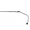 Rennpeitsche Finn-Tack 45" (115 + 17 cm) - Schwarz