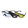 Finn-Tack breite Polycarbonat-Brille - Gelb