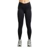 Hybrid-Leggings zum Hineinschlüpfen Montar MoGloria Streifen Caviar Full Grip Damen - Schwarz
