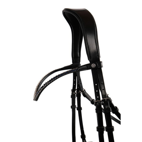 Stirnband Montar Marine Crystal geschwungen