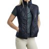 Ärmellose Daunenjacke Hybrid Montar MoMary Gun Metals Crystals Damen - Marine