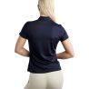Kurzarm-T-Shirt Montar MoBlair mit dunkelgrauem Kristall Damen - Marine