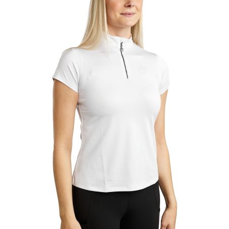 Kurzärmliges Trainings-T-Shirt Montar MoElaine mit gelasertem Logo für Damen