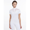 Turnierpolo Emily LeMieux Kurzarm - Weiß