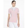 Wettkampf-Poloshirt Eva LeMieux Young Rider Kurzarm - Blüte