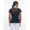 Wettkampf-Poloshirt LeMieux Camille Kurzarm - Marine