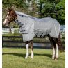 Fliegendecke Horseware Rambo Protector Disc - Silber / Marineblau