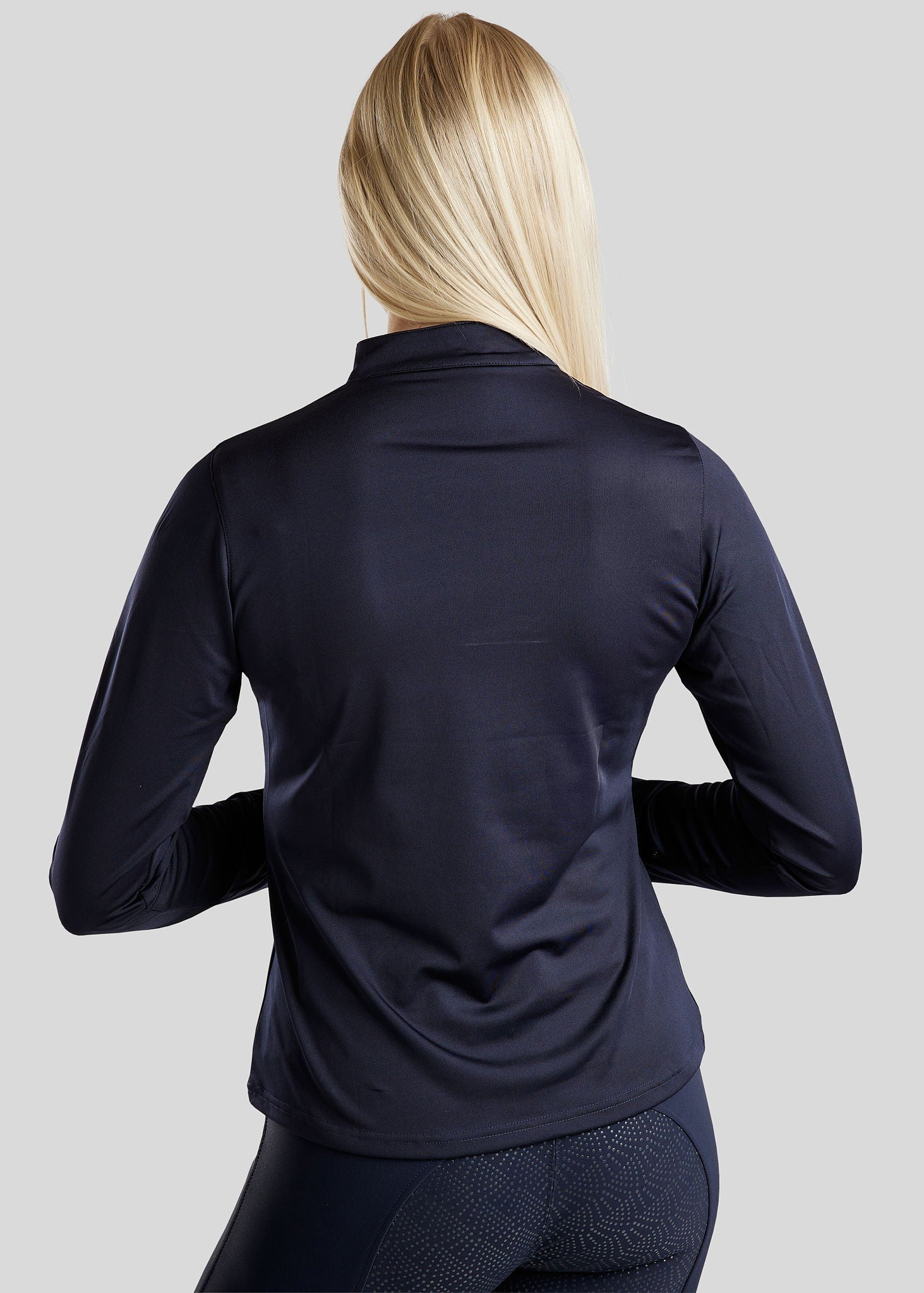 Wettkampf-Poloshirt Montar Everly Crystal Logo Langarm Damen Schwarz Wettkampf-Poloshirt Montar Everly Crystal Logo Langarm Damen Schwarz