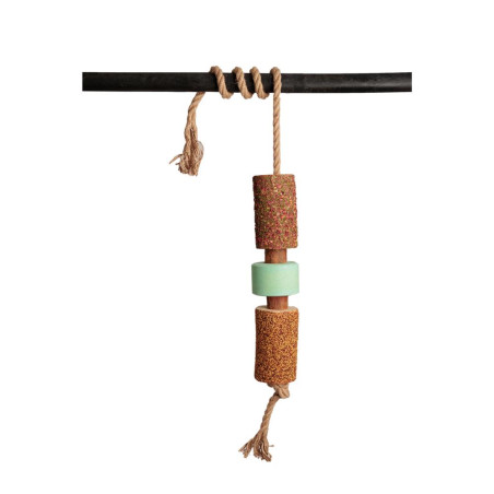 Entspannendes Holzspielzeug Grooming Deluxe mit Salzstein