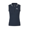 Ärmelloses Poloshirt Kingsland KLNaira aus Piqué-Strick für Damen - Marine