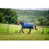 Horseware Amigo 1200D Turnout Plus 50g Decke - Marine / Titan Grau / Silber