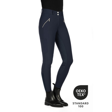 HKM Reithose Lia mit hoher Taille Vollbesatz aus Alos