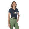 T-Shirt HKM Mirror - Dunkelblau