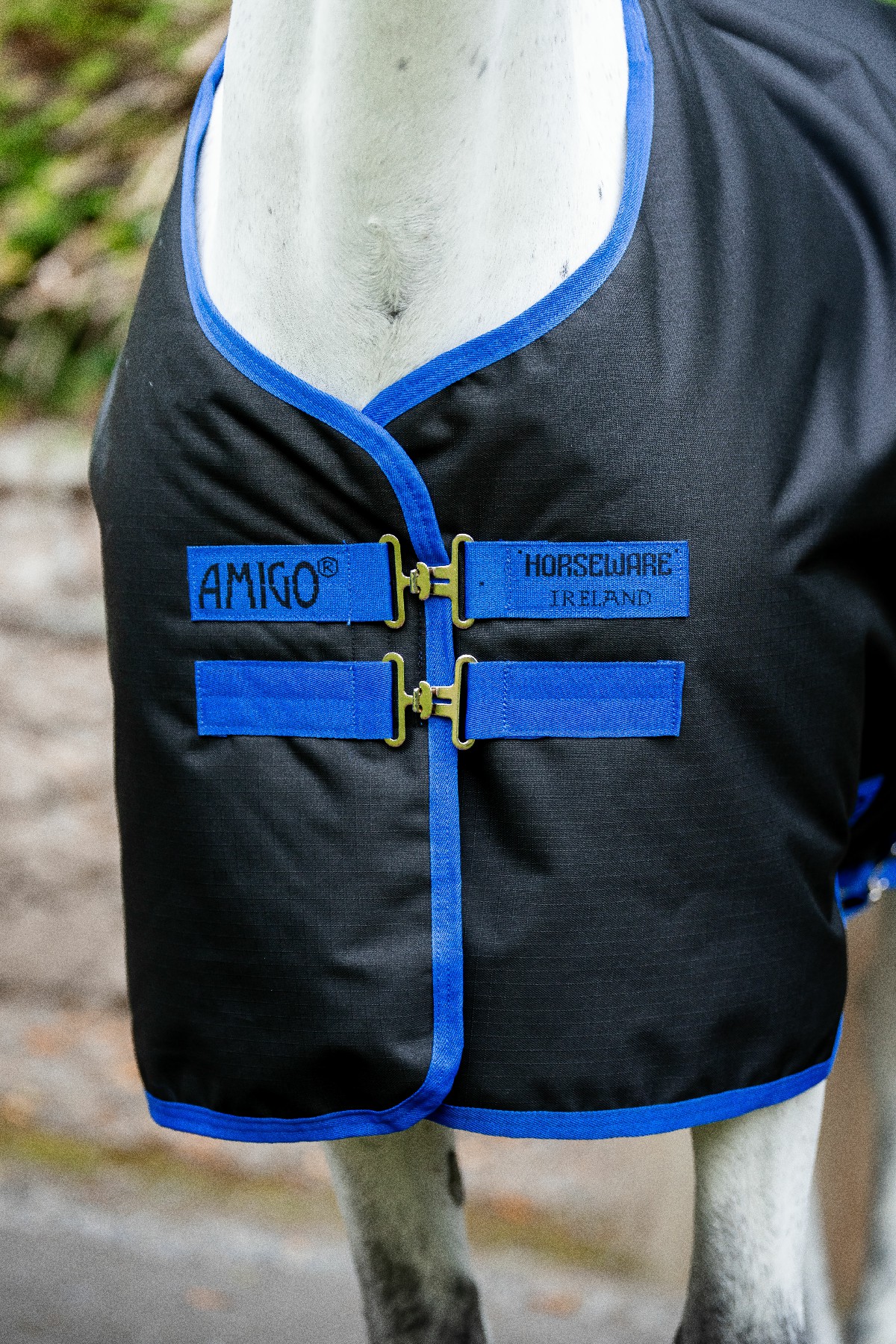 Horseware Amigo Ripstop 900D Pony Turnout 50g Decke Schwarz / Klassisches Blau
