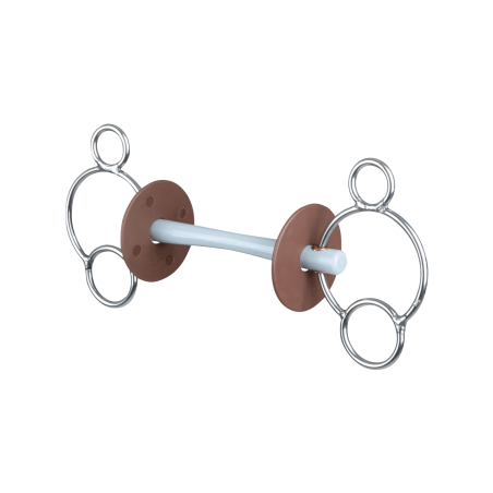 Beris Gebiss 3 Ringe mit feinem Komfortstangenmundstück