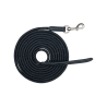 Waldhausen-Bodenarbeitsleine mit leichtem Karabiner - Schwarz