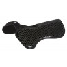 Acavallo-Sattelkissen mit Widerristfreiheit und Mikrofaser - Schwarz