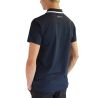 Kurzärmliges Poloshirt Montar MoDrake mit kontrastierendem Kragen und Logo für Herren - Marine