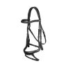 Genickriemen mit geteiltem Nasenriemen Arika LeMieux - Schwarz
